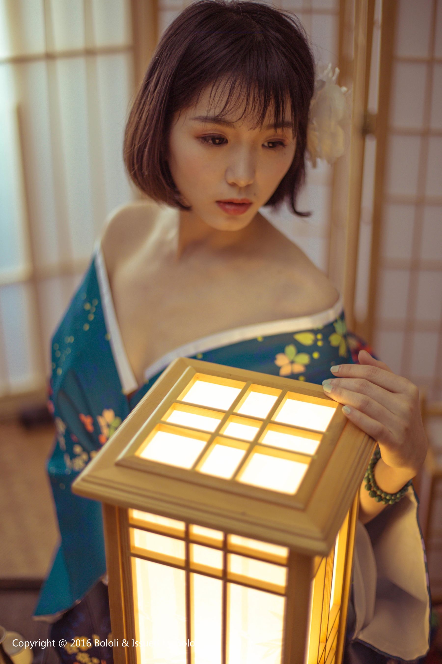 柠檬酱 | 绅士福利站 Vol.132 @库库-日系温情 诱惑和服 性感写真 